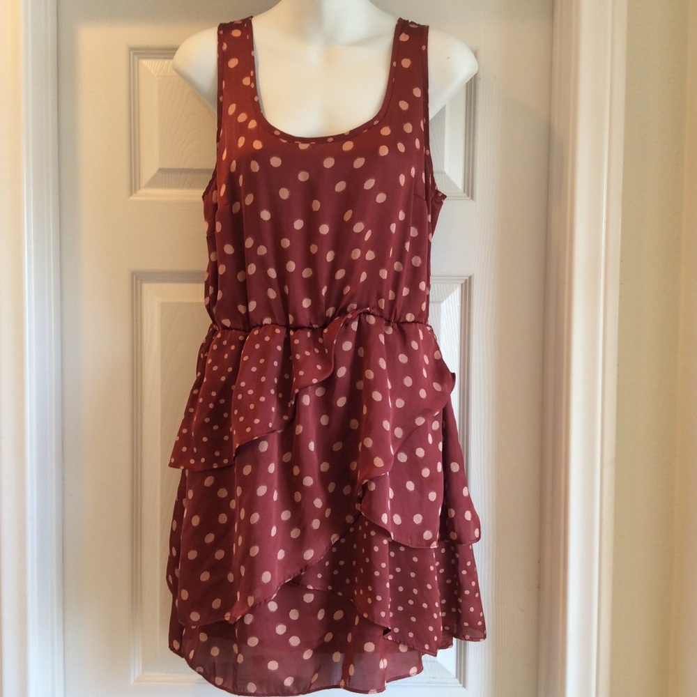 Lauren Conrad Rust Sleeveless Dress Size 10